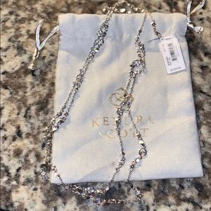KENDRA SCOTT WYNDHAM SILVER NECKLACE